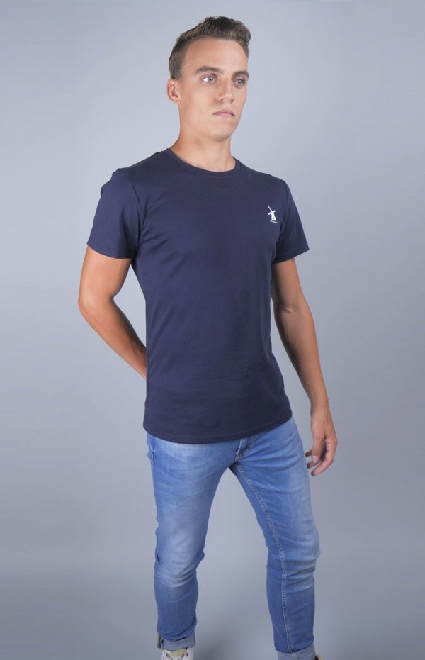 T-Shirt / Navy / GOTS / Made in NL
